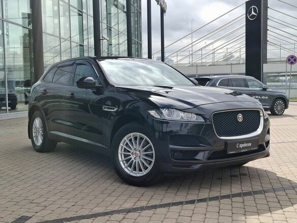 2017 Jaguar F-Pace I, чёрный - вид 8