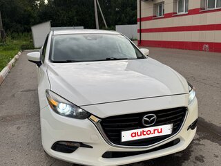 2016 Mazda 3 III (BM) Рестайлинг, белый, 1490000 рублей, вид 2