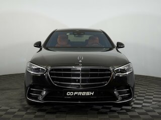 2021 Mercedes-Benz S-Класс 450 Long 4MATIC VII (W223), чёрный, 9580000 рублей, вид 3