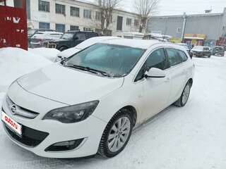 2014 Opel Astra J Рестайлинг, белый, 990000 рублей, вид 1