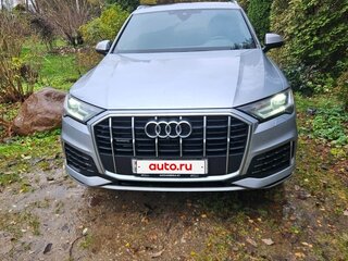 2020 Audi Q7 45 TFSI II (4M) Рестайлинг, серебристый, 3990000 рублей, вид 1