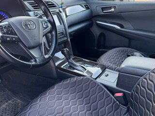2016 Toyota Camry VII (XV50) Рестайлинг, чёрный, 1850000 рублей, вид 5