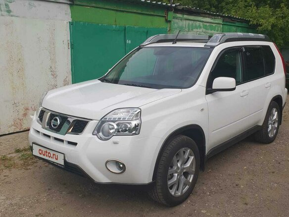 2012 Nissan X-Trail II Рестайлинг, белый