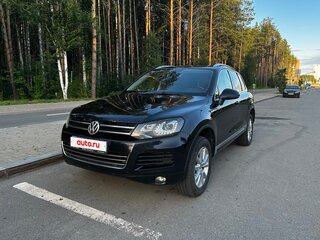 2012 Volkswagen Touareg II, чёрный, 2600000 рублей, вид 1