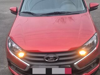 2022 Lada (ВАЗ) Granta Drive Active I Рестайлинг, красный, 1120000 рублей, вид 3