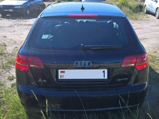 2009 Audi A3 II (8P) Рестайлинг 2, чёрный, 1139783 рублей, вид 4