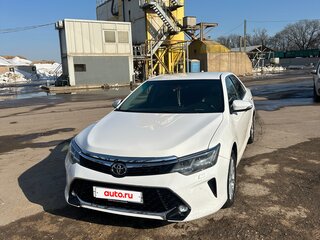 2014 Toyota Camry VII (XV50), белый, 1300000 рублей, вид 2