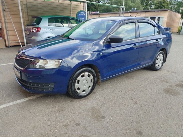 2015 Skoda Rapid I, синий, 730000 рублей - вид 2