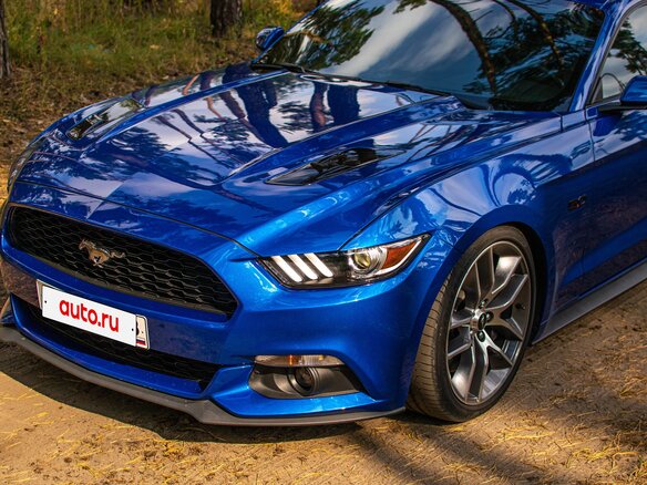 2017 Ford Mustang VI, синий, 4700000 рублей - вид 23