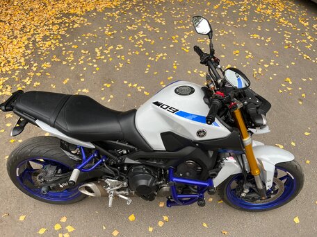2015 Yamaha MT-09 (FZ-09), серый, 620000 рублей, вид 4