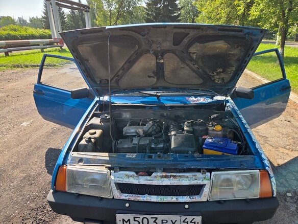 2000 Lada (ВАЗ) 2108, синий, 90000 рублей - вид 5