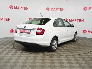 2018 Skoda Rapid I Рестайлинг, белый, 1237000 рублей, вид 5