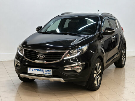2012 Kia Sportage III, чёрный, 1400000 рублей, вид 1