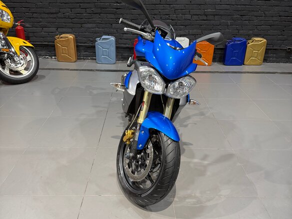 2015 Triumph Street Triple, синий, 545000 рублей - вид 8