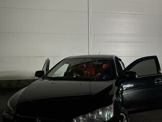 2008 Mitsubishi Lancer X, чёрный, 670000 рублей, вид 4