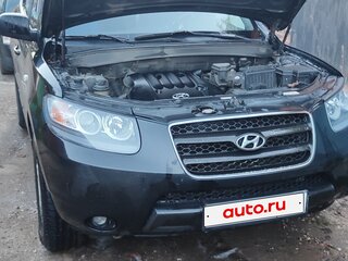 2007 Hyundai Santa Fe II, чёрный, 830000 рублей, вид 1