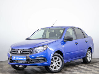 2021 Lada (ВАЗ) Granta I Рестайлинг, синий, 699000 рублей, вид 3