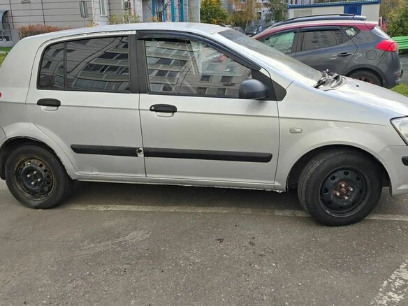 2004 Hyundai Getz I, серебристый, 370000 рублей - вид 1