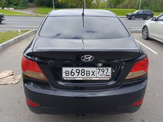 2012 Hyundai Solaris I, чёрный, 420000 рублей, вид 3