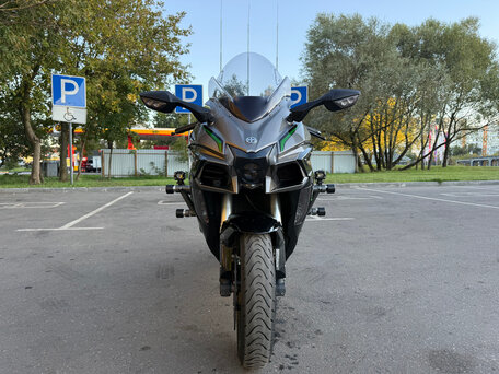 2019 Kawasaki Ninja H2 SX, серый, 1620000 рублей, вид 2