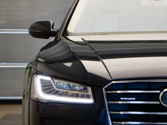 2016 Audi A8 III (D4) Рестайлинг, синий - вид 36