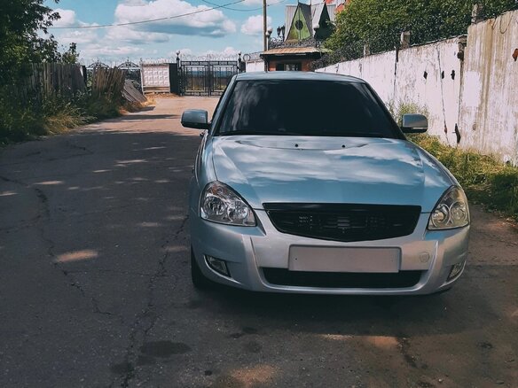 2007 Lada (ВАЗ) Priora I, серебристый, 505000 рублей