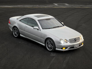 2002 Mercedes-Benz CL-Класс AMG 55 AMG I (C215) Рестайлинг, серебристый, 3200000 рублей, вид 2