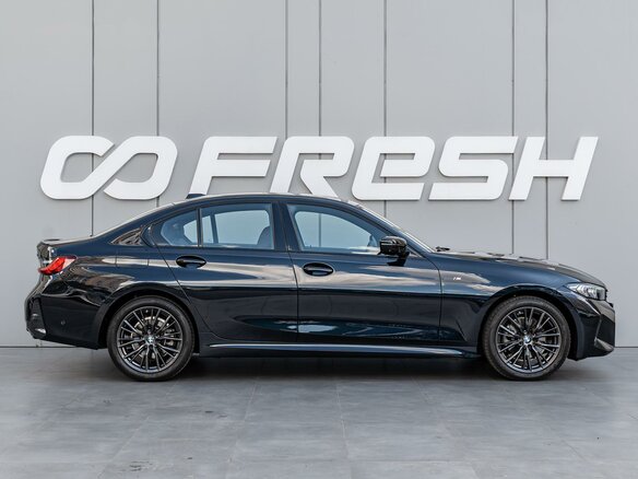 2024 BMW 3 серии 325i VII (G2x) Рестайлинг, чёрный - вид 4