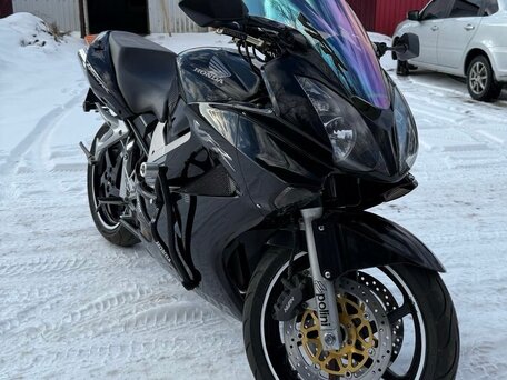 2003 Honda VFR 800, чёрный, 450000 рублей, вид 1