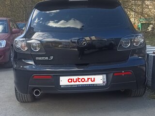 2008 Mazda 3 I (BK) Рестайлинг, чёрный, 1399000 рублей, вид 4