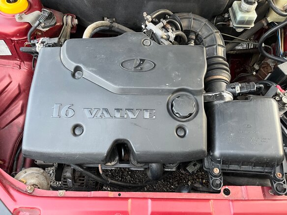 2008 Lada (ВАЗ) Priora I, красный, 215000 рублей - вид 10