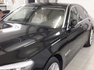 2009 BMW 7 серии Long 730Ld V (F01/F02/F04), чёрный, 1700000 рублей, вид 2