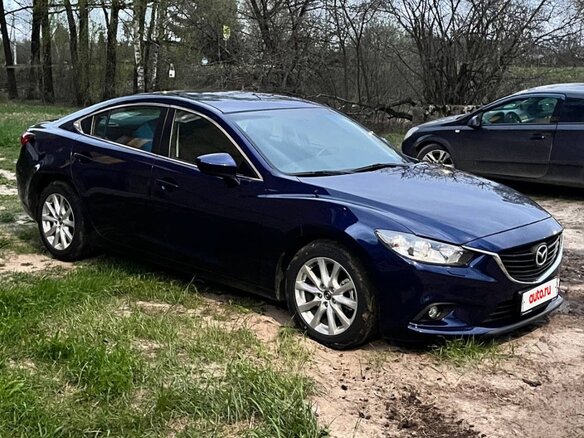 2013 Mazda 6 III (GJ), синий, 1300000 рублей - вид 1
