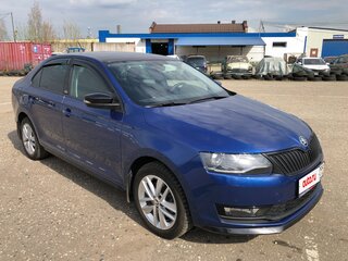 2018 Skoda Rapid I Рестайлинг, синий, 1600000 рублей, вид 3
