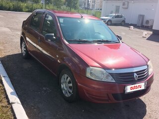 2012 Renault Logan I Рестайлинг, красный, 429000 рублей, вид 2
