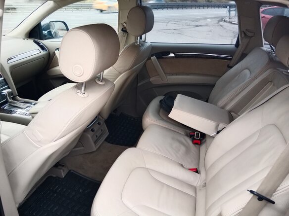 2014 Audi Q7 I (4L) Рестайлинг, синий, 3350000 рублей - вид 23
