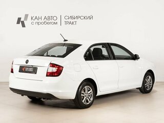 2017 Skoda Rapid I Рестайлинг, белый, 1226000 рублей, вид 3