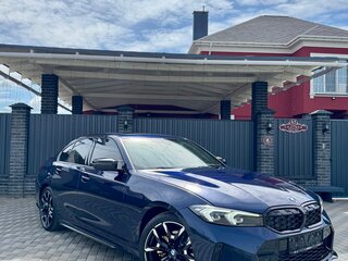 2023 BMW 3 серии 330i xDrive VII (G2x) Рестайлинг, синий, 3600000 рублей, вид 2