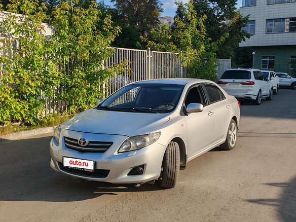 2007 Toyota Corolla AMT X (E140, E150), серебристый