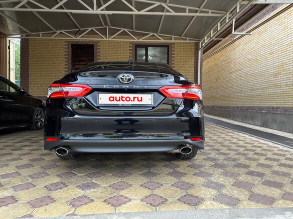 2021 Toyota Camry VIII (XV70) Рестайлинг, чёрный, 4150000 рублей - вид 7