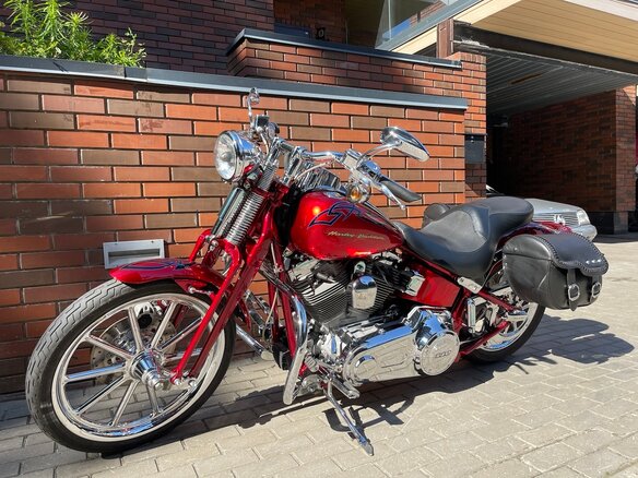 2007 Harley-Davidson CVO, красный - вид 38