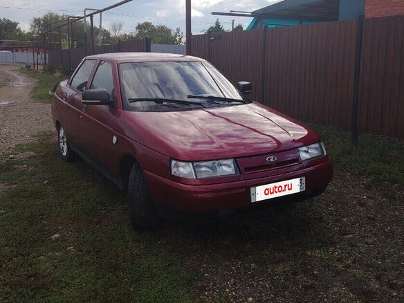2001 Lada (ВАЗ) 2110, красный, 200000 рублей - вид 3