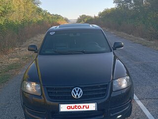 2004 Volkswagen Touareg I, чёрный, 750000 рублей, вид 1