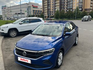 2020 Volkswagen Polo VI, синий, 1350000 рублей, вид 3