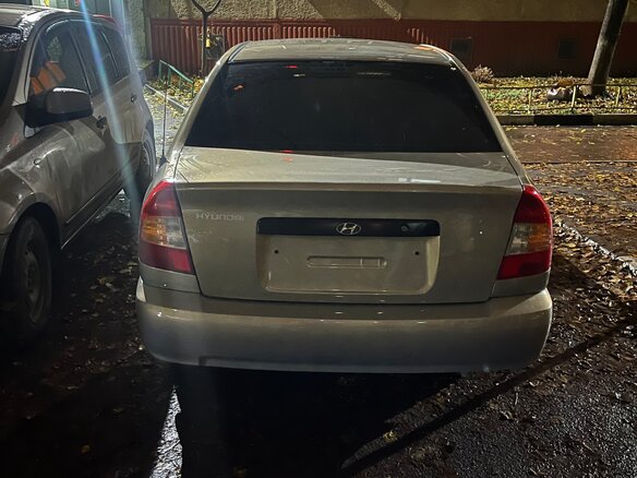 2008 Hyundai Accent ТагАЗ II, бежевый, 520000 рублей - вид 5