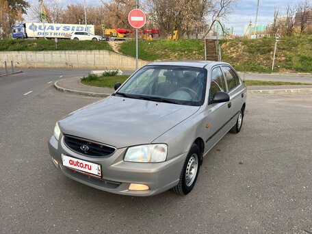 2008 Hyundai Accent ТагАЗ II, бежевый, 280000 рублей, вид 1