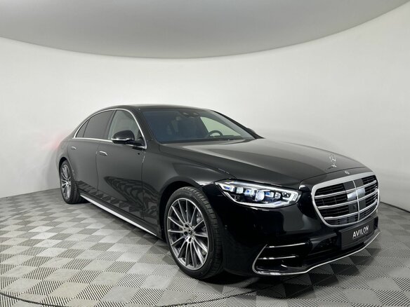 2026 Mercedes-Benz S-Класс 450 d 4MATIC VII (W223) Рестайлинг, чёрный - вид 1