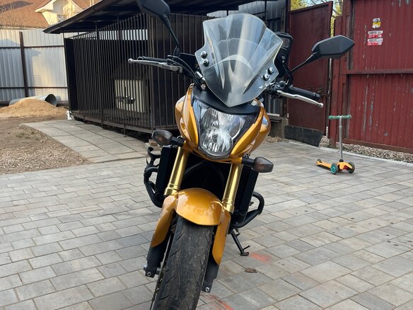 2008 Honda CB 600F Hornet, золотистый, 550000 рублей - вид 2