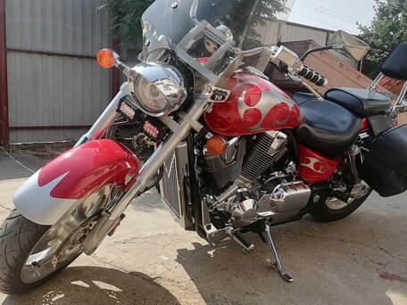 2002 Honda VTX 1800, красный, 660000 рублей, вид 4