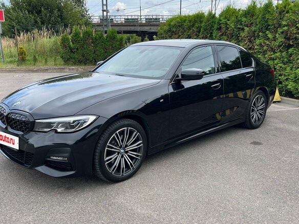 2019 BMW 3 серии 320i xDrive VII (G2x), чёрный, 3790000 рублей